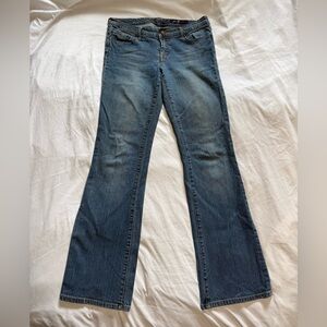 Y2K Seven7 Women's Boot Cut Jeans in Blue